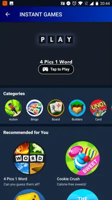 Facebook Gaming android App screenshot 2